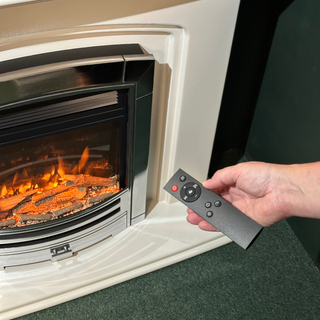 Lanta 42" Flat-To-Wall Electric Fire and Fireplace Suite