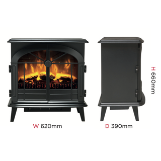Leckford Optiflame Electric Stove - Dimplex