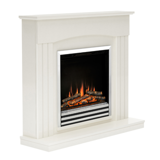 Linmere 44" Flat-To-Wall Electric Fire and Fireplace Suite - Flare