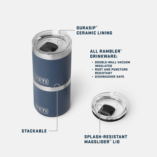 YETI Rambler® 10 OZ (295 ML) Stackable Lowball with Durasip™ Ceramic Lining