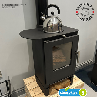 Loxton 3 Cooktop 4kW Multifuel Stove - Mendip
