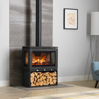 Purevision Linear LPV8 3-Sided 8kW Wood Burning Stove
