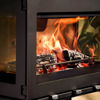Purevision Linear LPV8 3-Sided 8kW Wood Burning Stove
