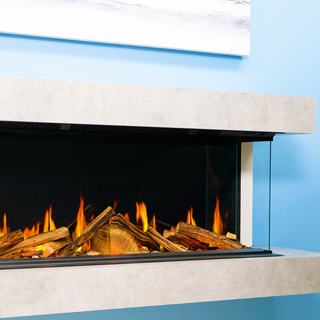 Luminosa RFT LCD 3-Sided Media Wall Electric Fire (110, 150, 185) - Charlton & Jenrick