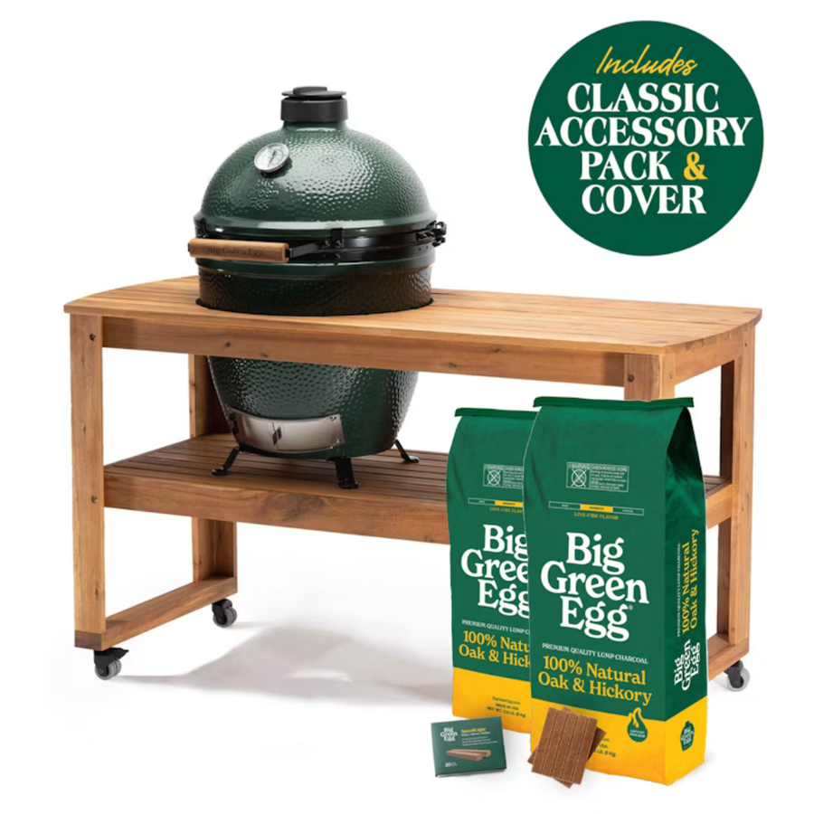 Large Big Green Egg Classic Bundle