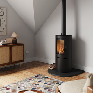 Willow Freestanding 5kW Cylindrical Woodburning Stove - Mendip