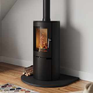 Willow Freestanding 5kW Cylindrical Woodburning Stove - Mendip