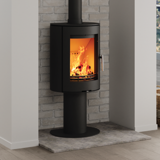 Willow Pedestal 5kW Cylindrical Woodburning Stove - Mendip