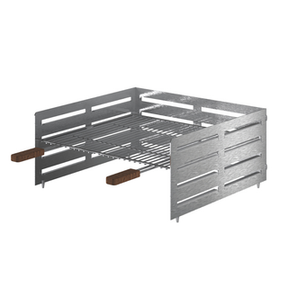 Air Windbreak with Steel Grill and Anti-Drip Strip - Nordpeis