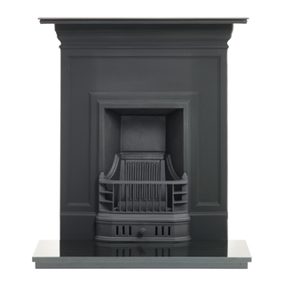 Oakley 36" Black Cast Iron Combination - Capital Fireplaces