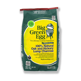 Natural Oak & Hickory Lumpwood Charcoal - Big Green Egg
