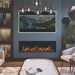 Onyx Fusion 150RW 3-Sided LCD Media Wall Electric Fire