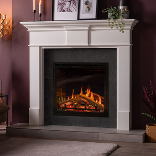 Eclipse 65HLR Tall  LCD Landscape Inset Electric Fire with IlluminOak Logs – Onyx