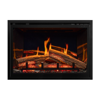 Eclipse 65R LCD Landscape Inset Electric Fire with IlluminOak Logs – Onyx