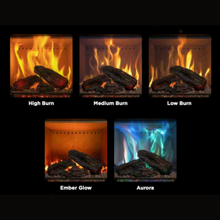 Mirage 40i Hearth Inset LCD Electric Fire - Onyx