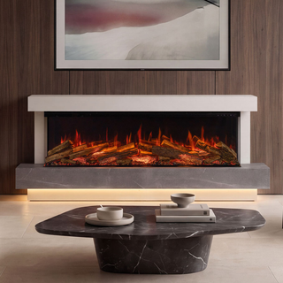 Turin 160 Avita Electric Fireplace Suite - Onyx