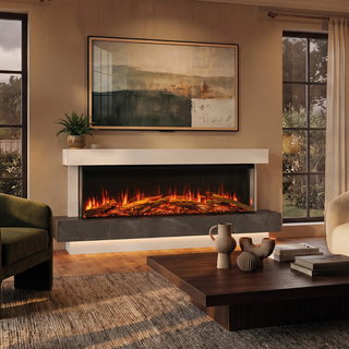 Turin 160 Avita Electric Fireplace Suite - Onyx