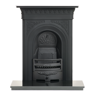 Opal 32" Black Cast Iron Combination - Capital Fireplaces