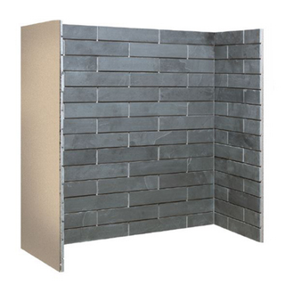 Oriental Slate Brick Bond Chamber Liner Set - M.A.C. Metalcraft