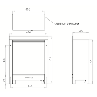 Panache 16 Deep Electric Fire - Charlton & Jenrick