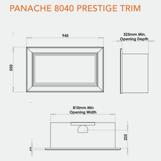 Panache 8040 Log Effect CF Gas Fire - Charlton & Jenrick