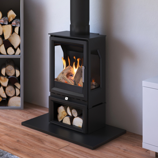 Paragon Edge 3S 3-Sided Conventional Flue Gas Stove - Charlton & Jenrick