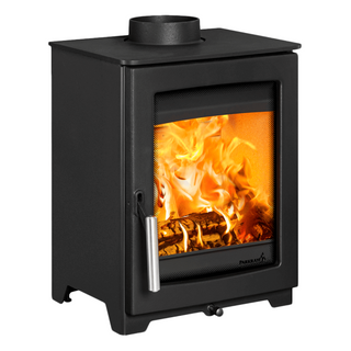 Aspect 4 Compact Eco 4.5kW Solid Fuel Freestanding Stove - Hunter Stoves Parkray