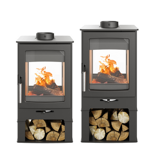 Aspect 4 Eco Double Sided 5kW Wood Burning Freestanding Stove - Hunter Stoves Parkray