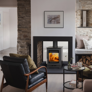Aspect 4 Eco Double Sided 5kW Wood Burning Freestanding Stove - Hunter Stoves Parkray