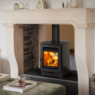 Aspect 4 Eco Double Sided 5kW Wood Burning Freestanding Stove - Hunter Stoves Parkray