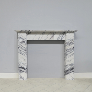 Pimlico 54" Lilac Viola Marble Fireplace Mantel - FDC