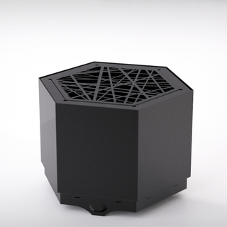 Hex Smokeless Outdoor Fire Pit - Pollen by Hunter Stoves
