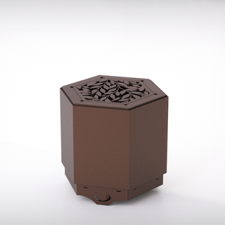 Hex Smokeless Outdoor Fire Pit - Pollen by Hunter Stoves