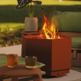 Hex Smokeless Outdoor Fire Pit - Pollen by Hunter Stoves