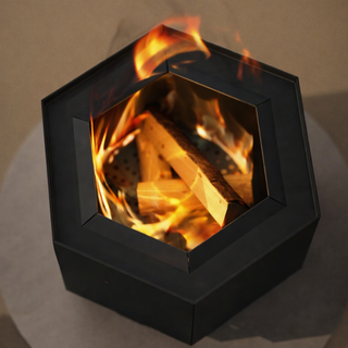 Hex Smokeless Outdoor Fire Pit - Pollen by Hunter Stoves