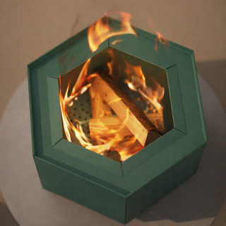 Hex Smokeless Outdoor Fire Pit - Pollen by Hunter Stoves