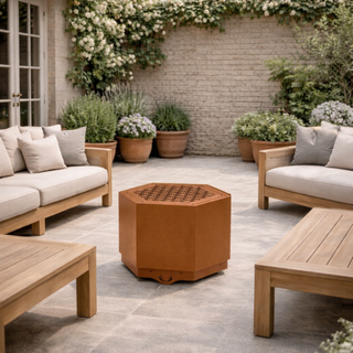 Hex Smokeless Outdoor Fire Pit - Pollen by Hunter Stoves