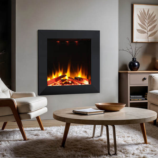Proflame Asencio Noir Wall Inset Electric Fire - Flavel
