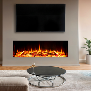 Proflame 3-Sided App Control Media Wall Electric Fire (100, 125, 160cm) - Flavel