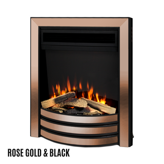 Kamala 42" Flat-To-Wall Electric Fire and Fireplace Suite