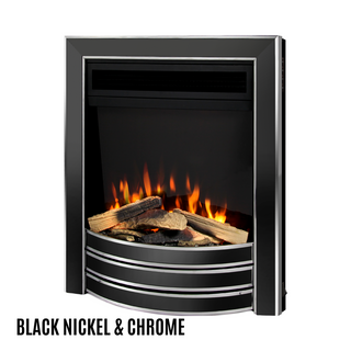 Kamala 42" Flat-To-Wall Electric Fire and Fireplace Suite