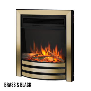 Kamala 42" Flat-To-Wall Electric Fire and Fireplace Suite