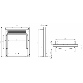 Proflame Caress SL Inset Electric Fire - Flavel Electric