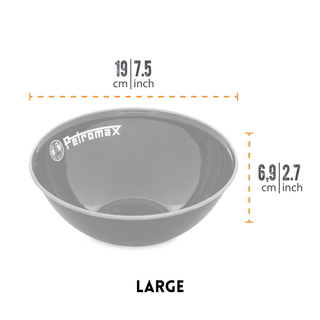 Set of 2 Enamel Bowls - Petromax