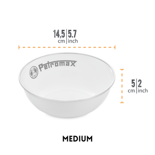 Set of 2 Enamel Bowls - Petromax