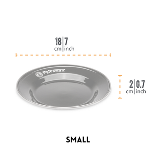 Set of 2 Enamel Plates - Petromax