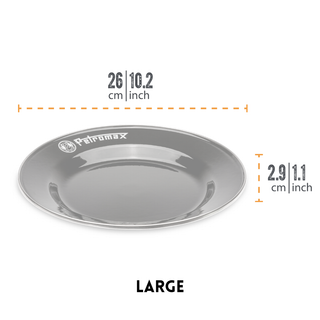 Set of 2 Enamel Plates - Petromax