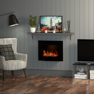 Quattro 43" Wall Mounted Electric Fire - Flare