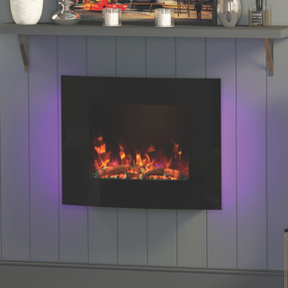 Quattro 43" Wall Mounted Electric Fire - Flare
