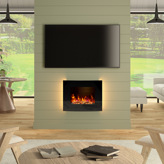 Quattro 43" Wall Mounted Electric Fire - Flare